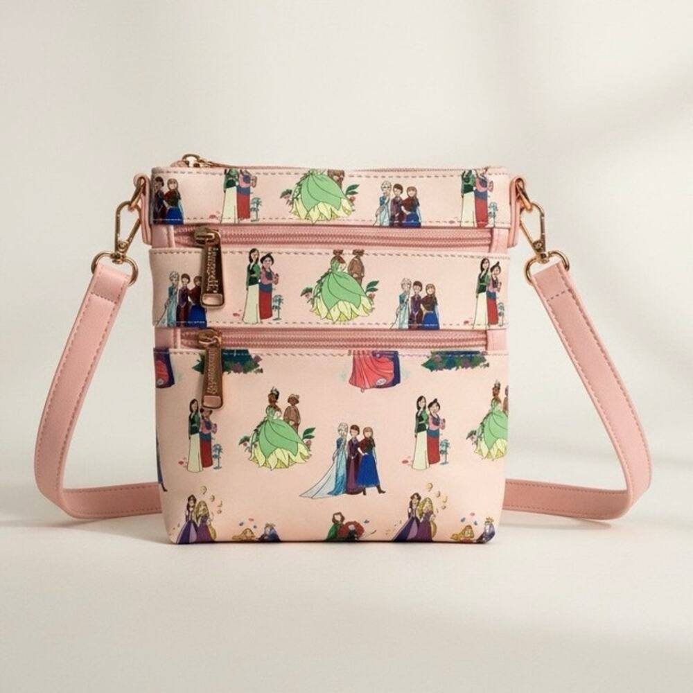 NWOT Loungefly Disney Princess Mothers & Daughters Crossbody Bag BoxLunch